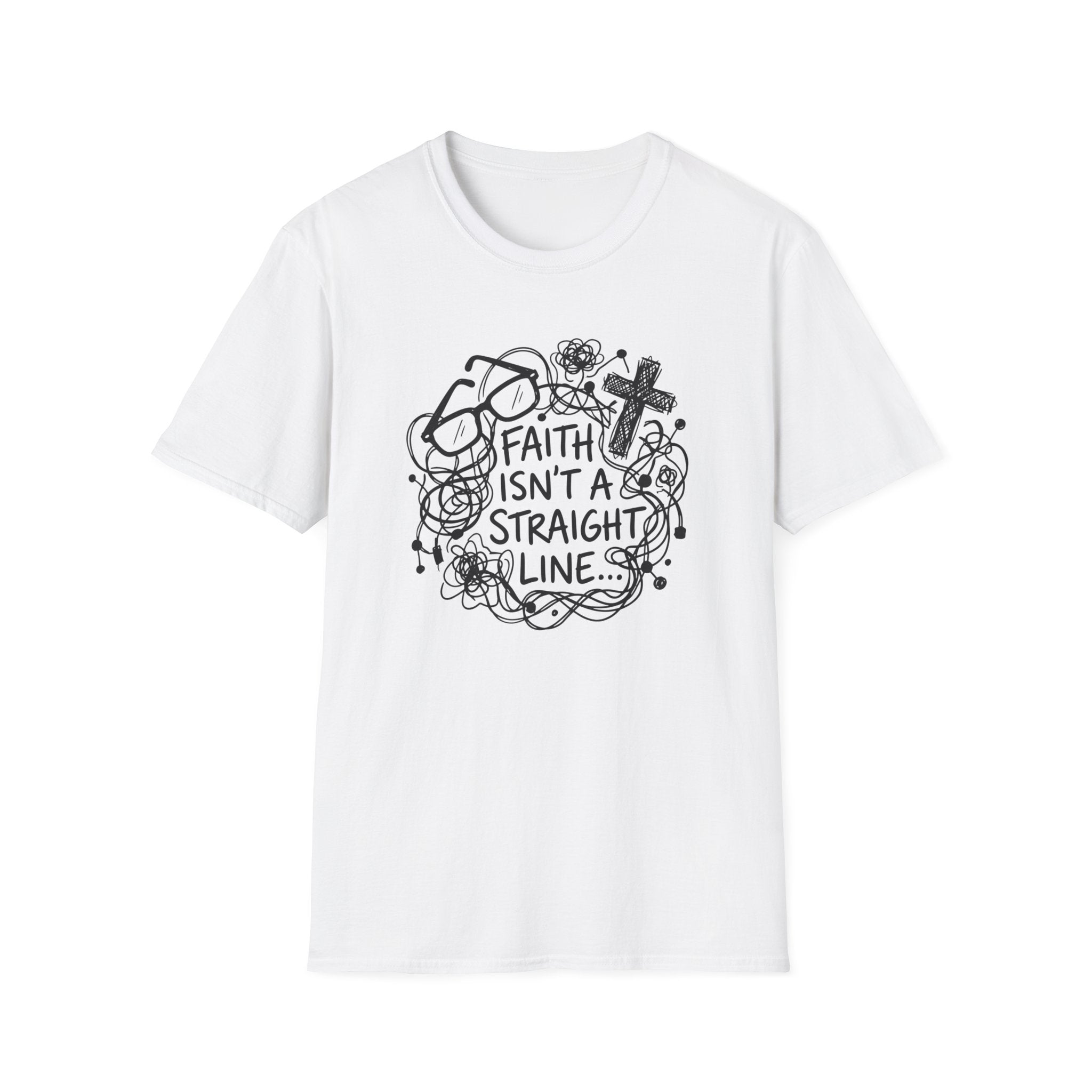 Faith Isn't a Straight Line T-Shirt