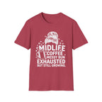 Midlife Coffee Messy Bun T-Shirt