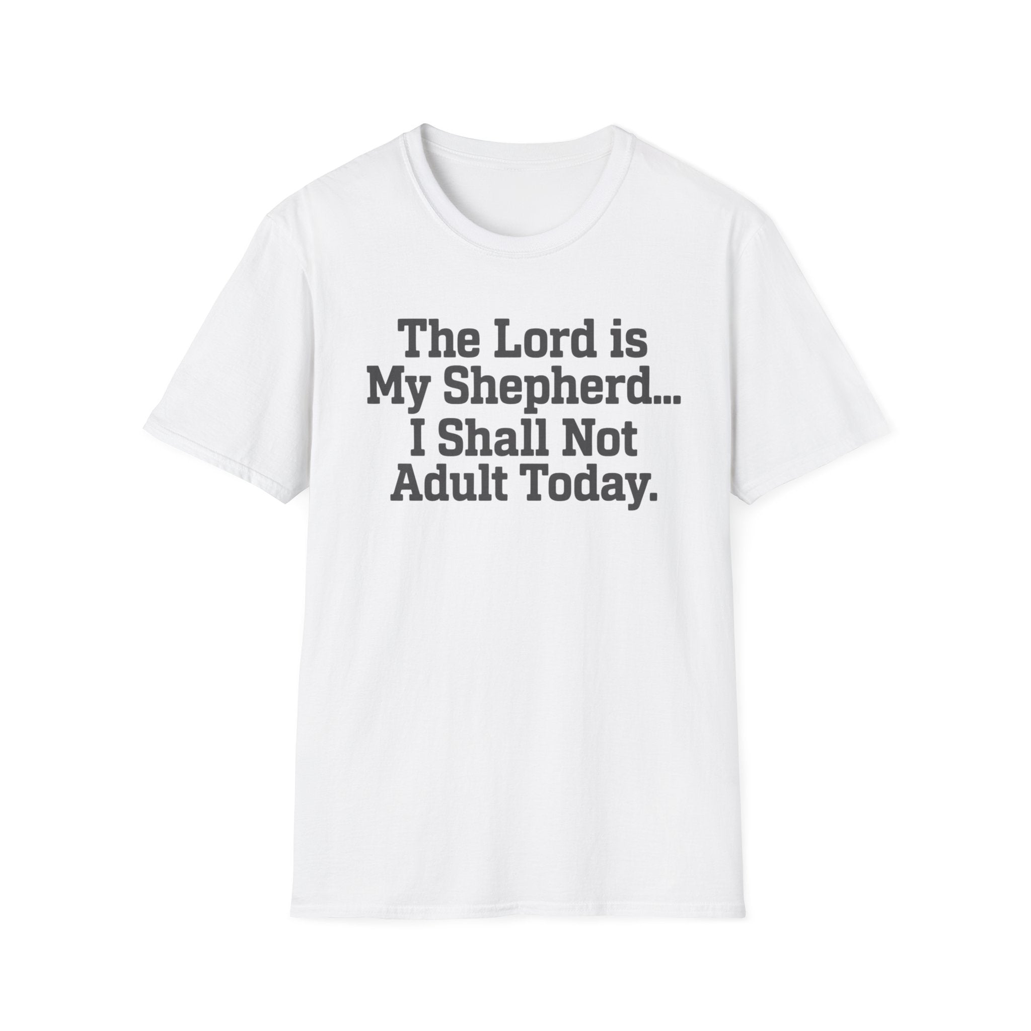I Shall Not Adult Today T-Shirt