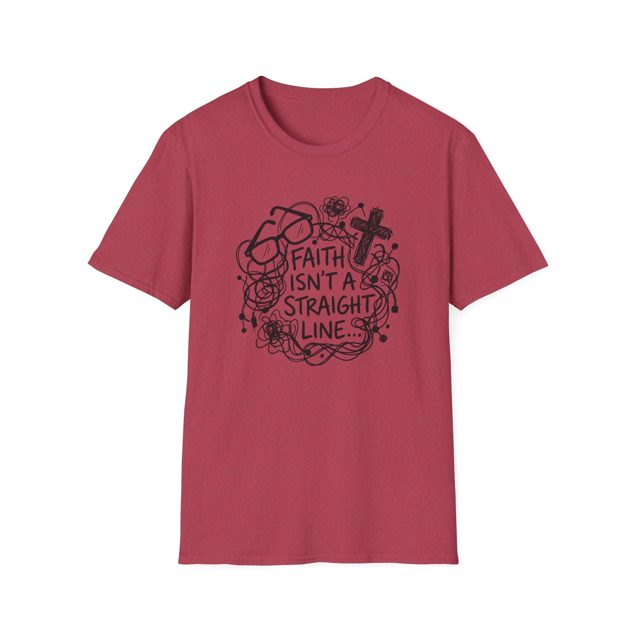 Faith Isn't a Straight Line T-Shirt
