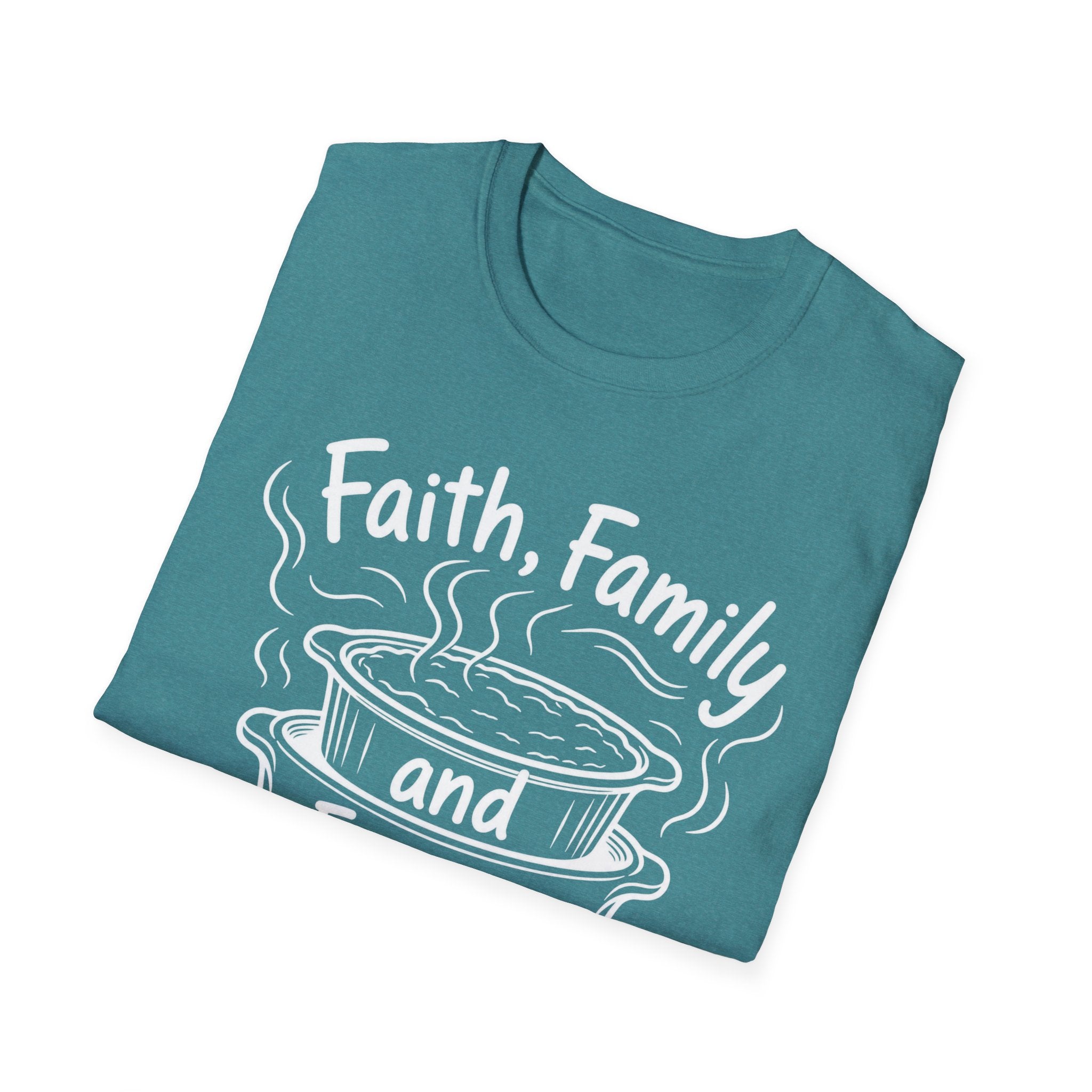 Faith, Family, and Freezer Meals T-Shirt