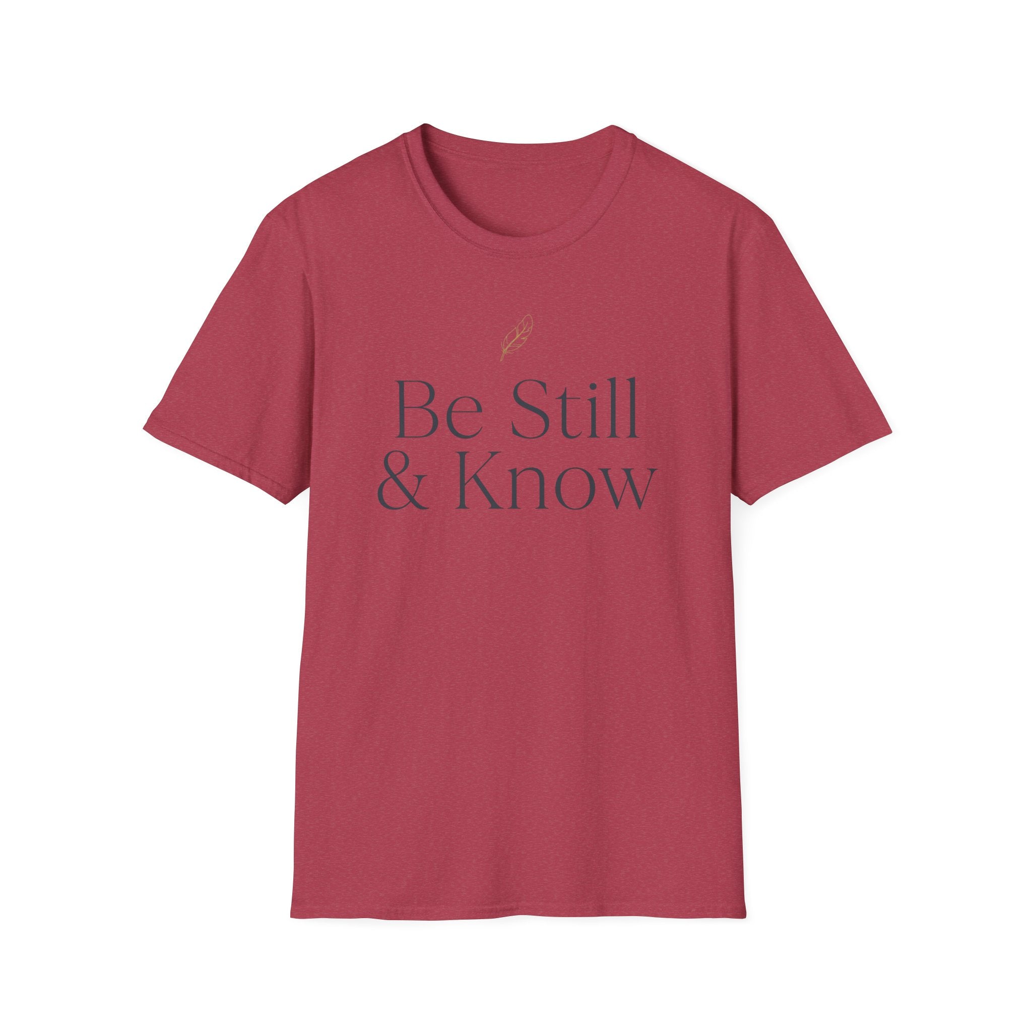 Be Still & Know Feather T-Shirt