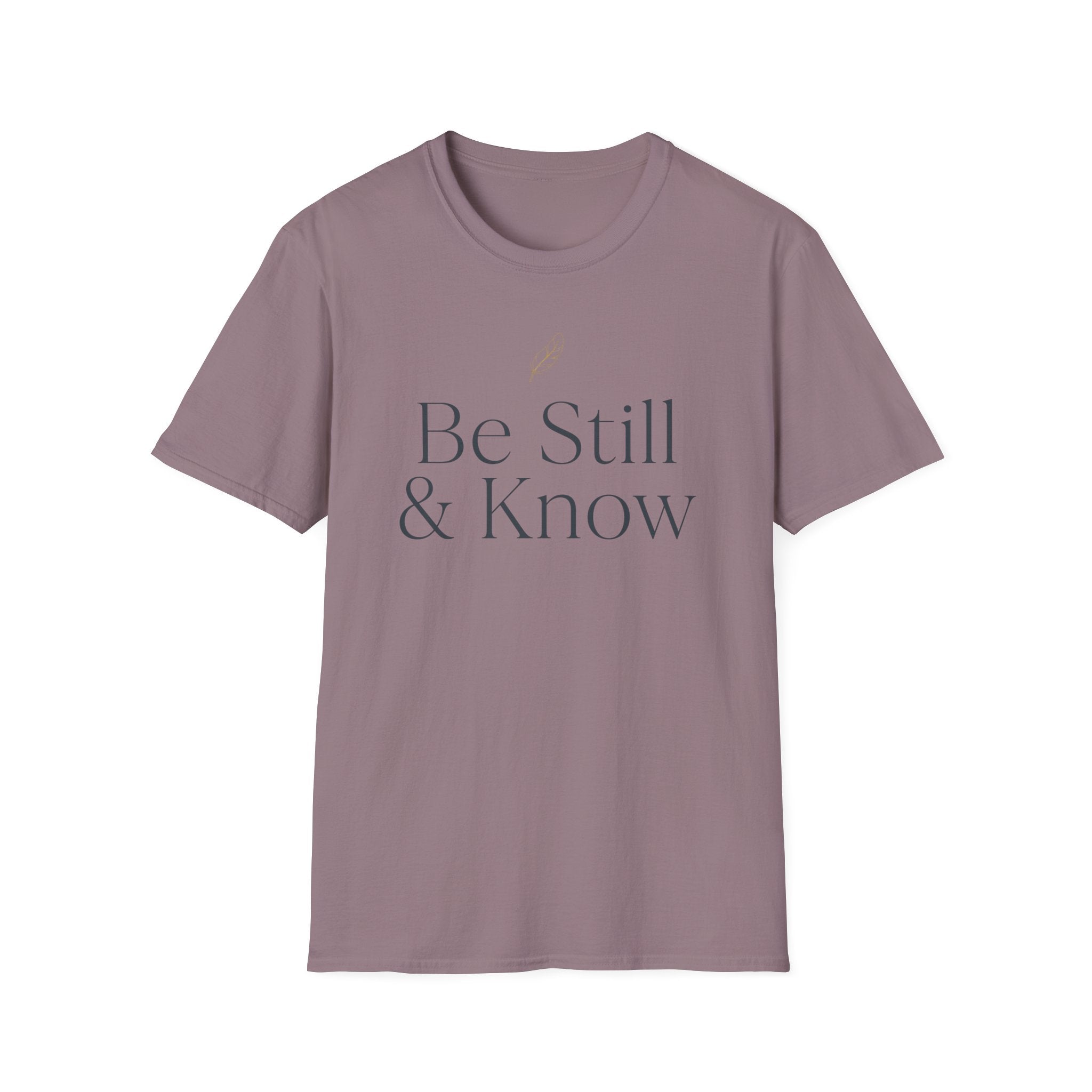 Be Still & Know Feather T-Shirt