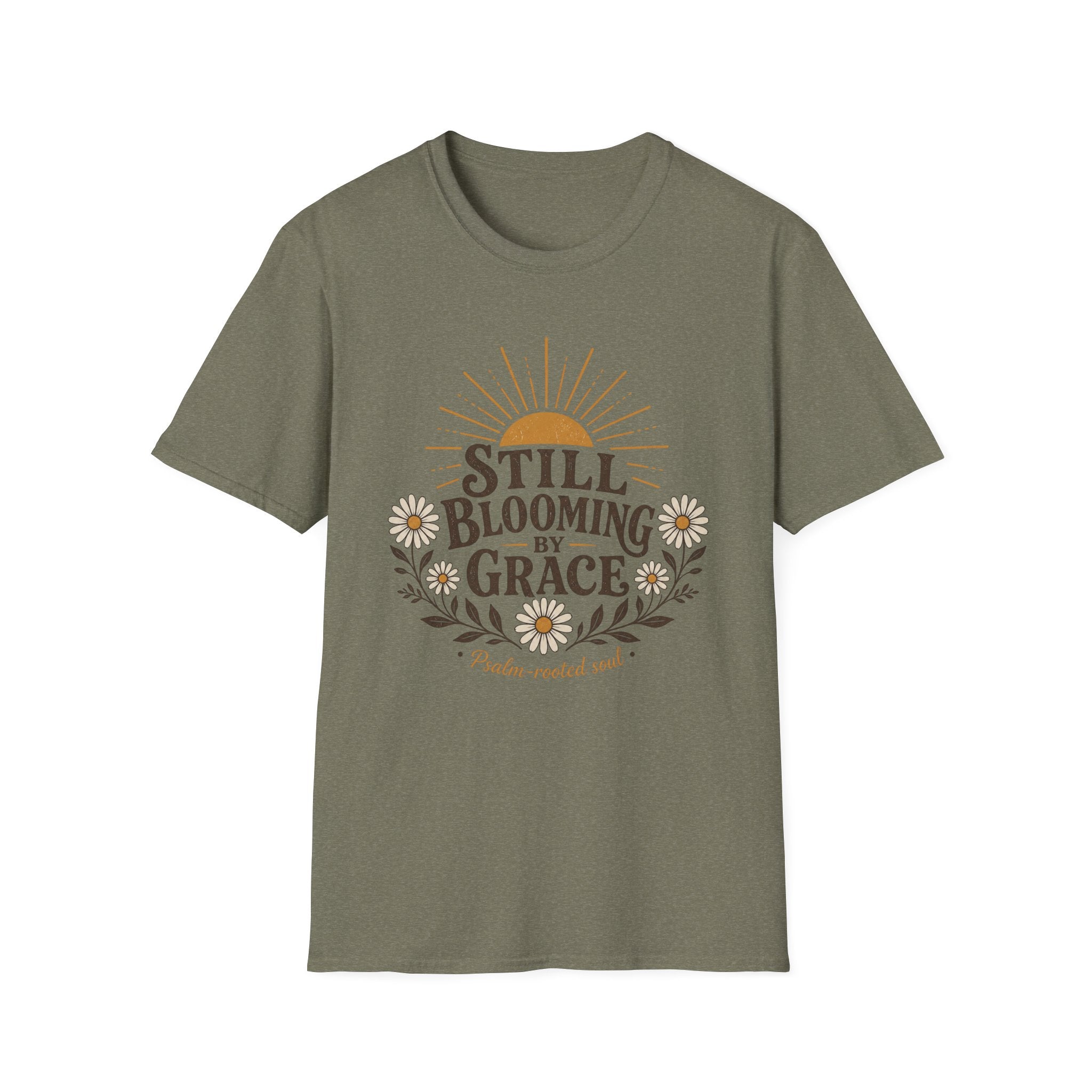 Still Blooming Psalm Rooted T-Shirt