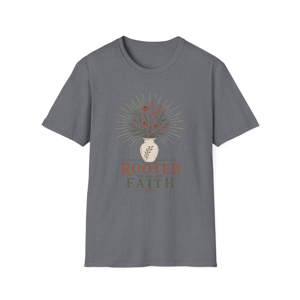 Rooted in Faith Flowers T-Shirt
