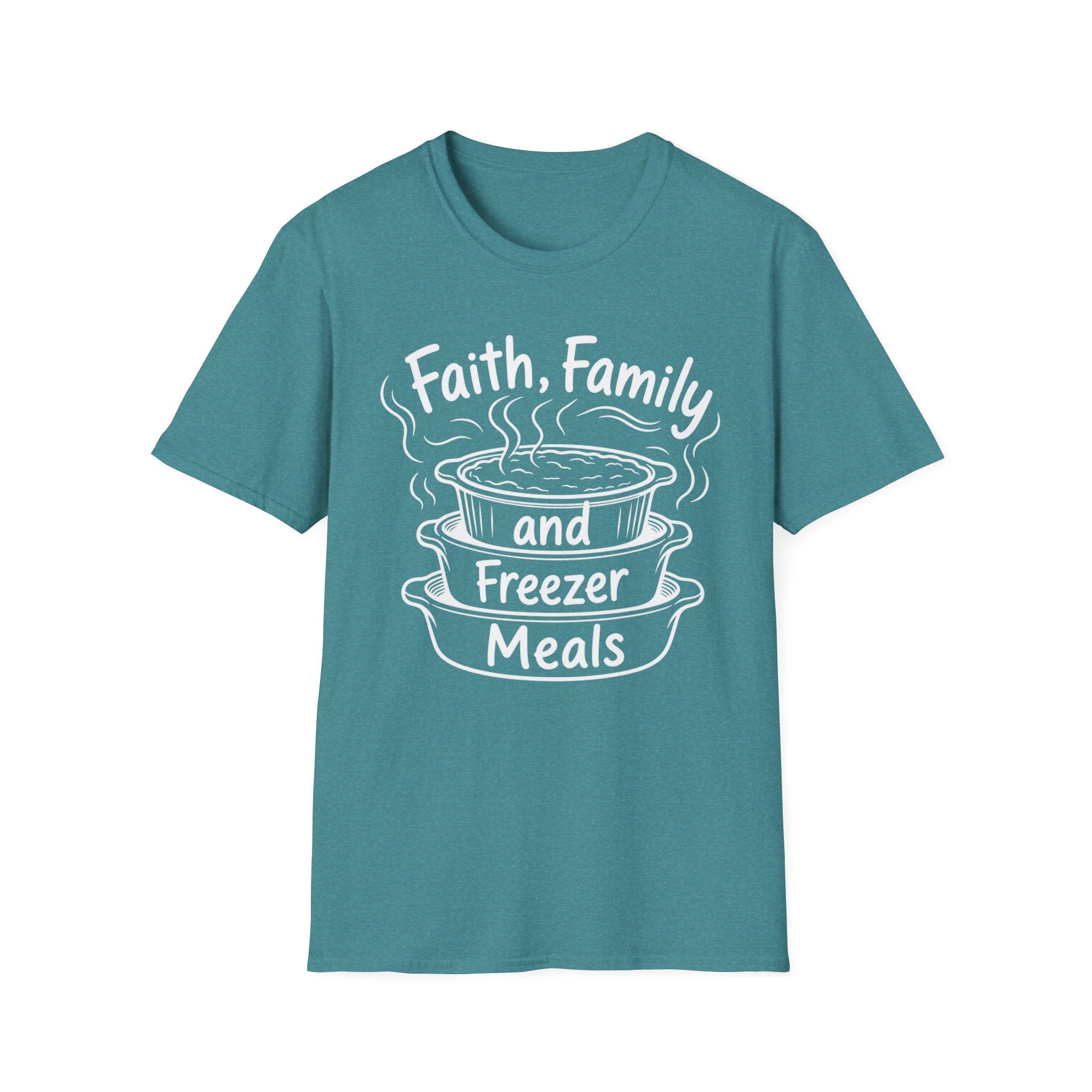 Faith, Family, and Freezer Meals T-Shirt
