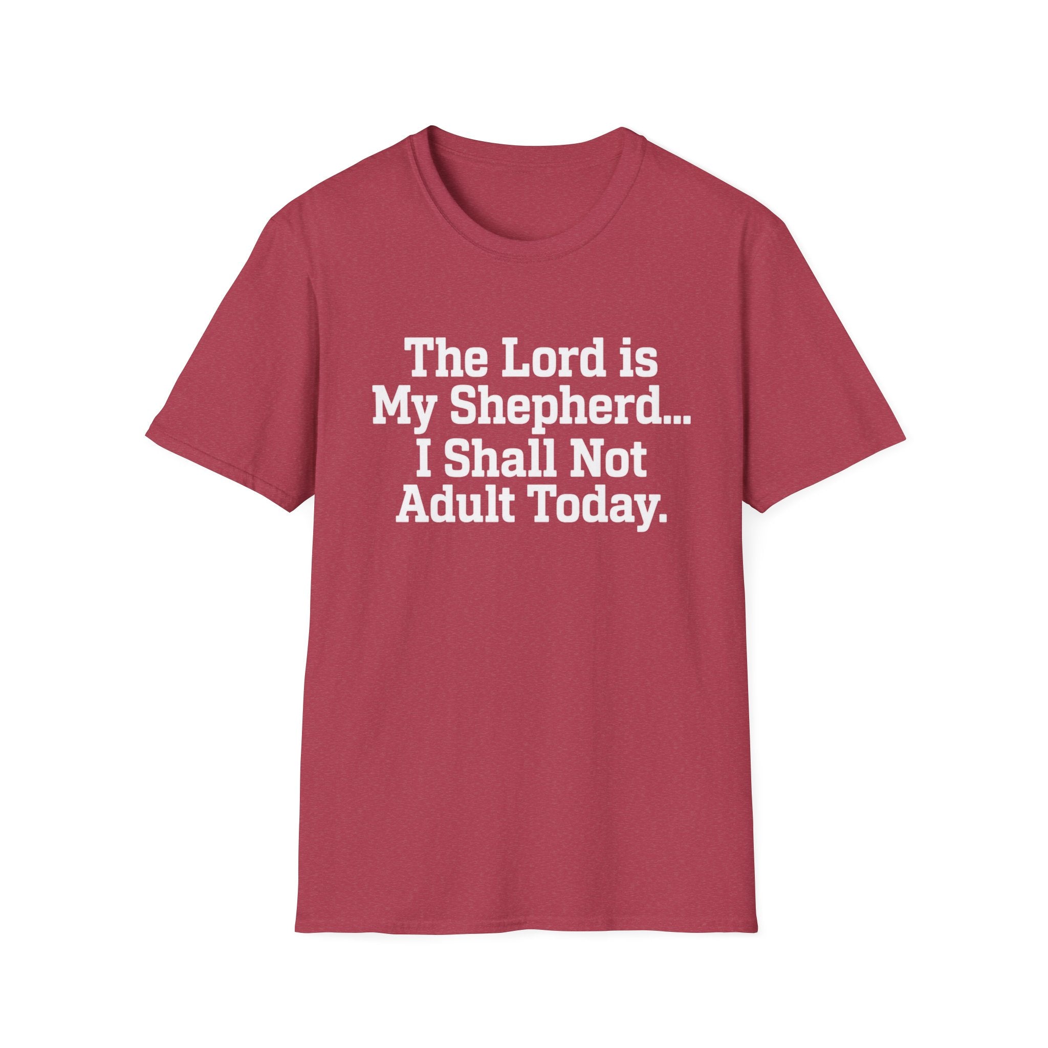 I Shall Not Adult Today T-Shirt