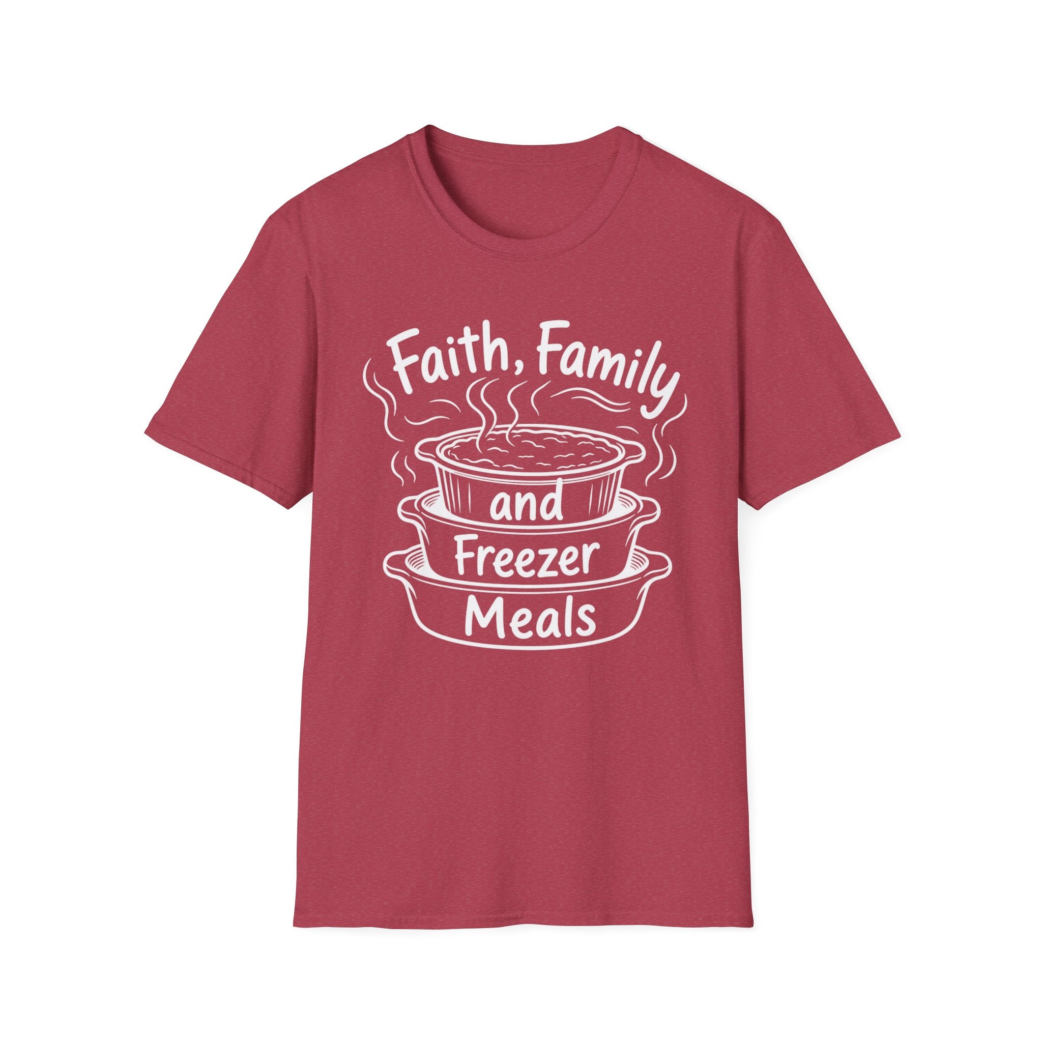 Faith, Family, and Freezer Meals T-Shirt