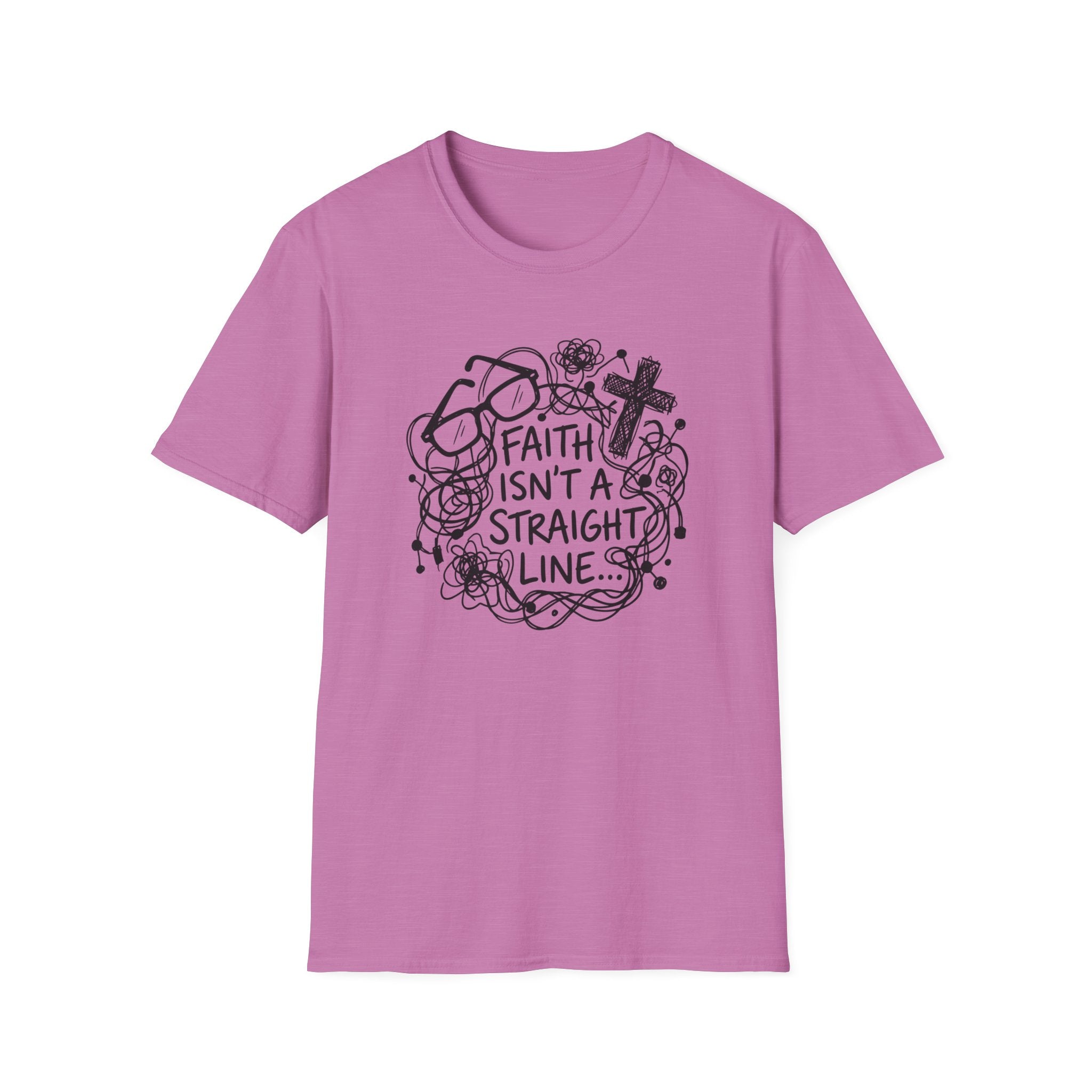 Faith Isn't a Straight Line T-Shirt