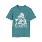 Midlife Coffee Messy Bun T-Shirt