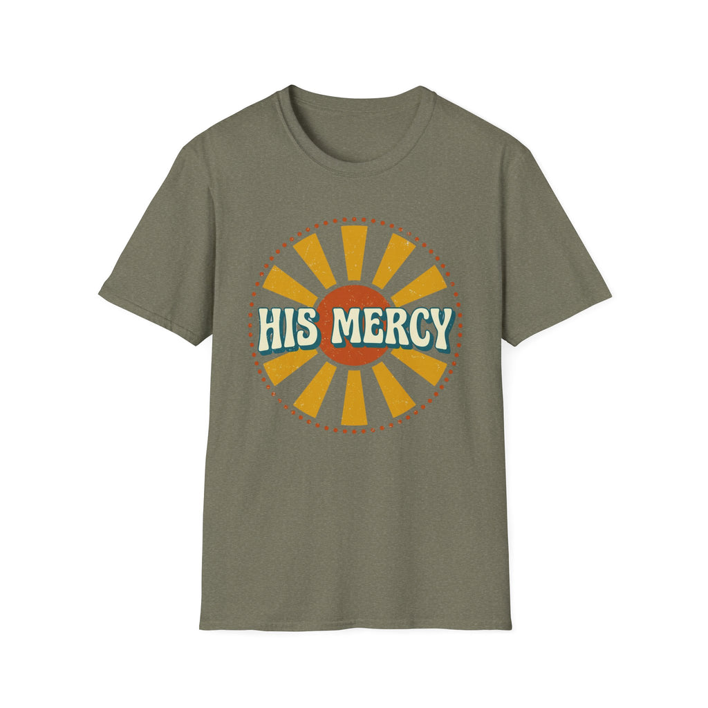 His Mercy Retro T-Shirt