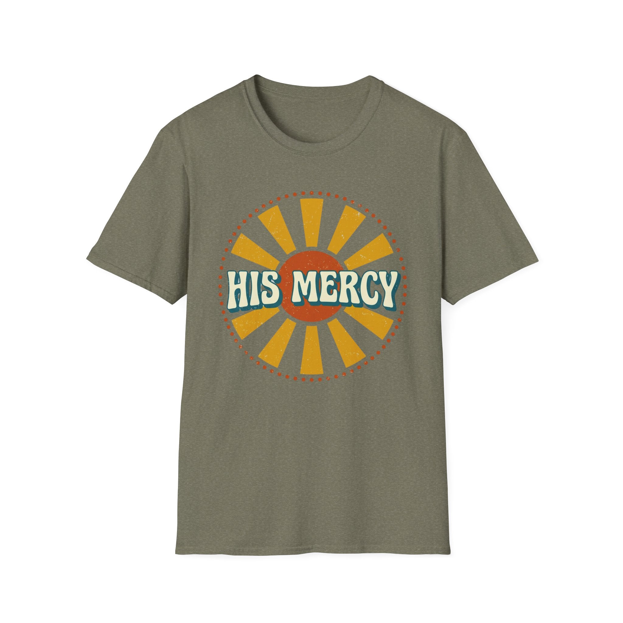 His Mercy Retro T-Shirt