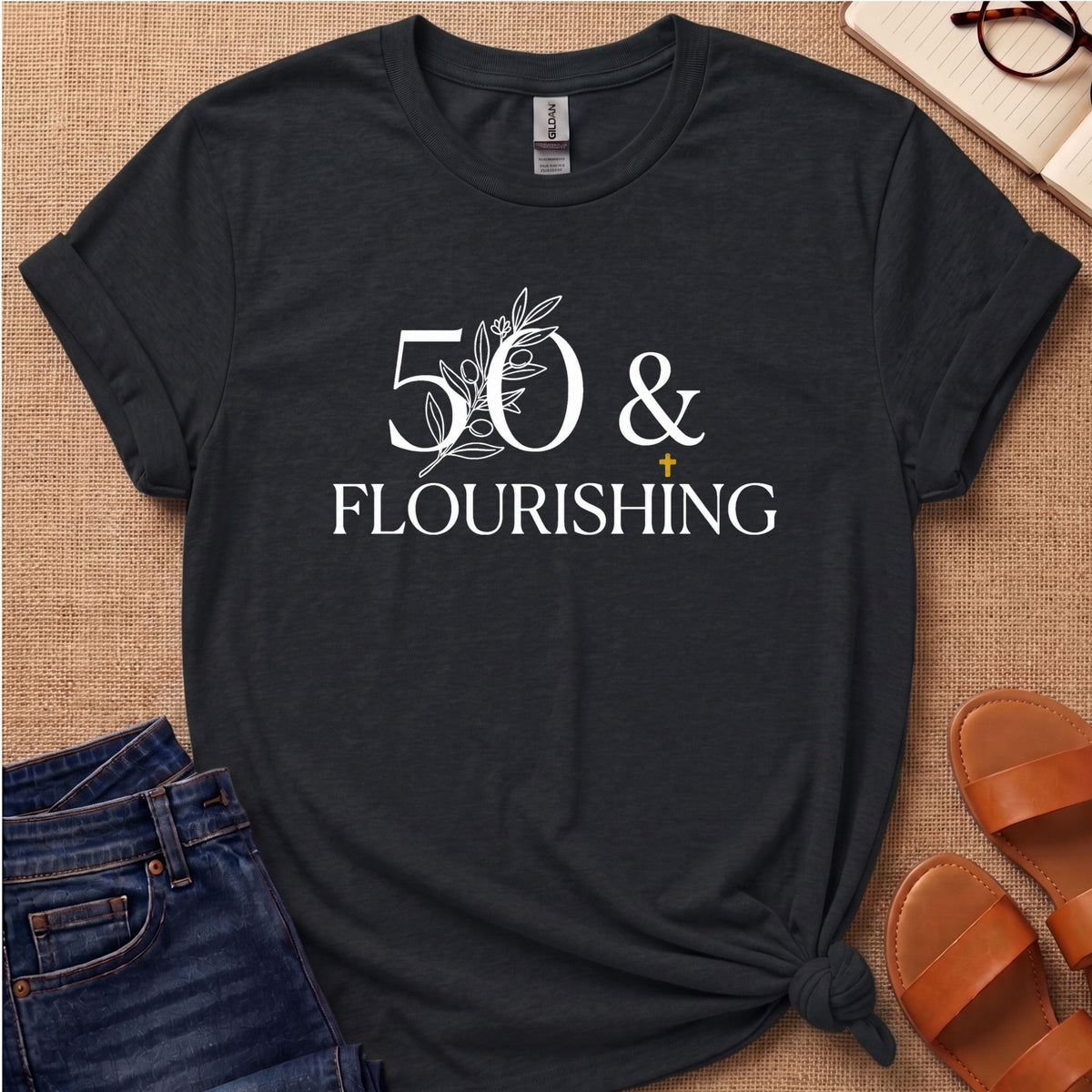 50 and Flourishing T-Shirt
