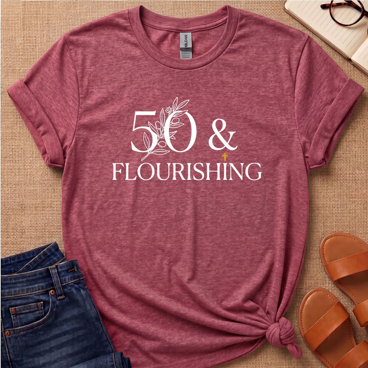 50 and Flourishing T-Shirt