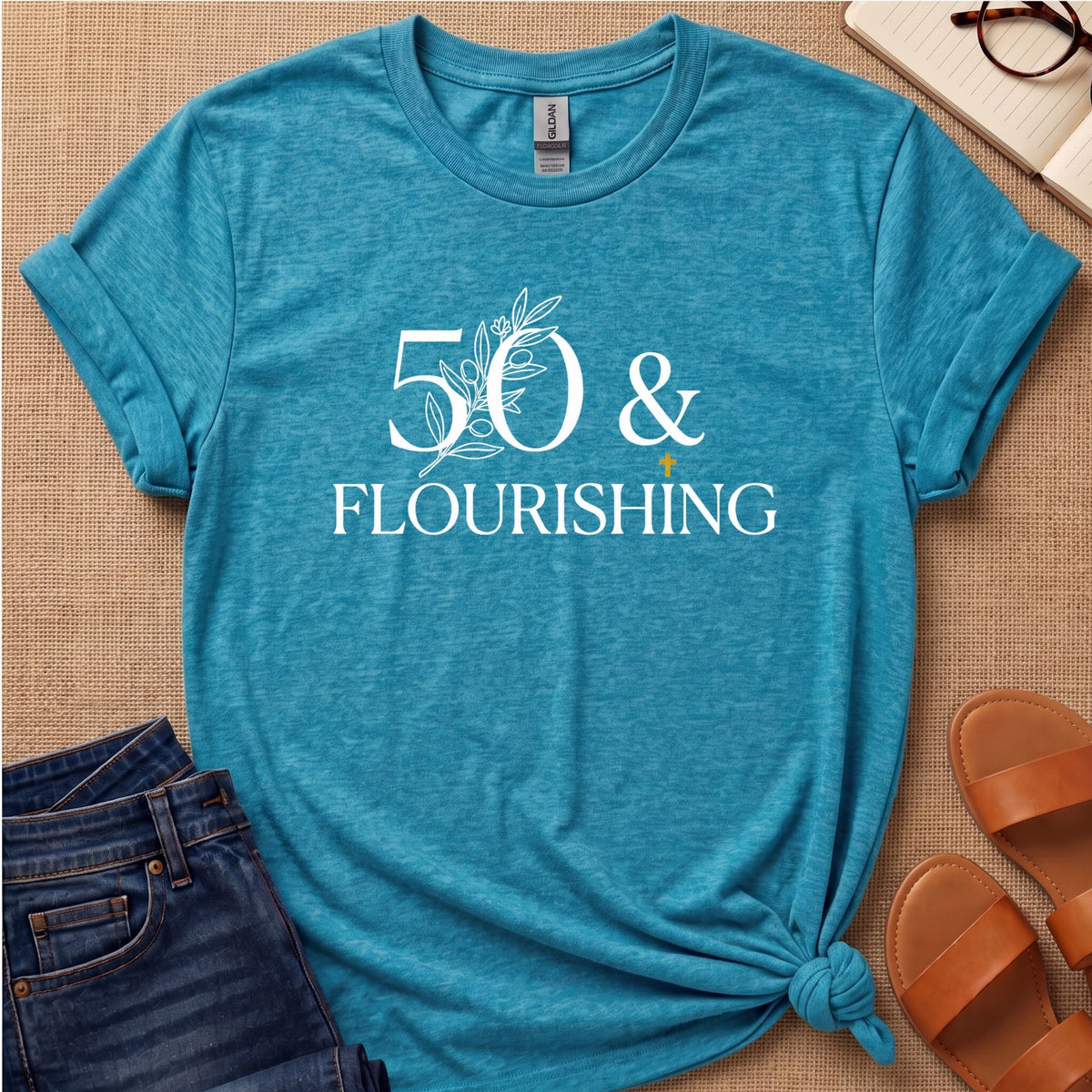 50 and Flourishing T-Shirt