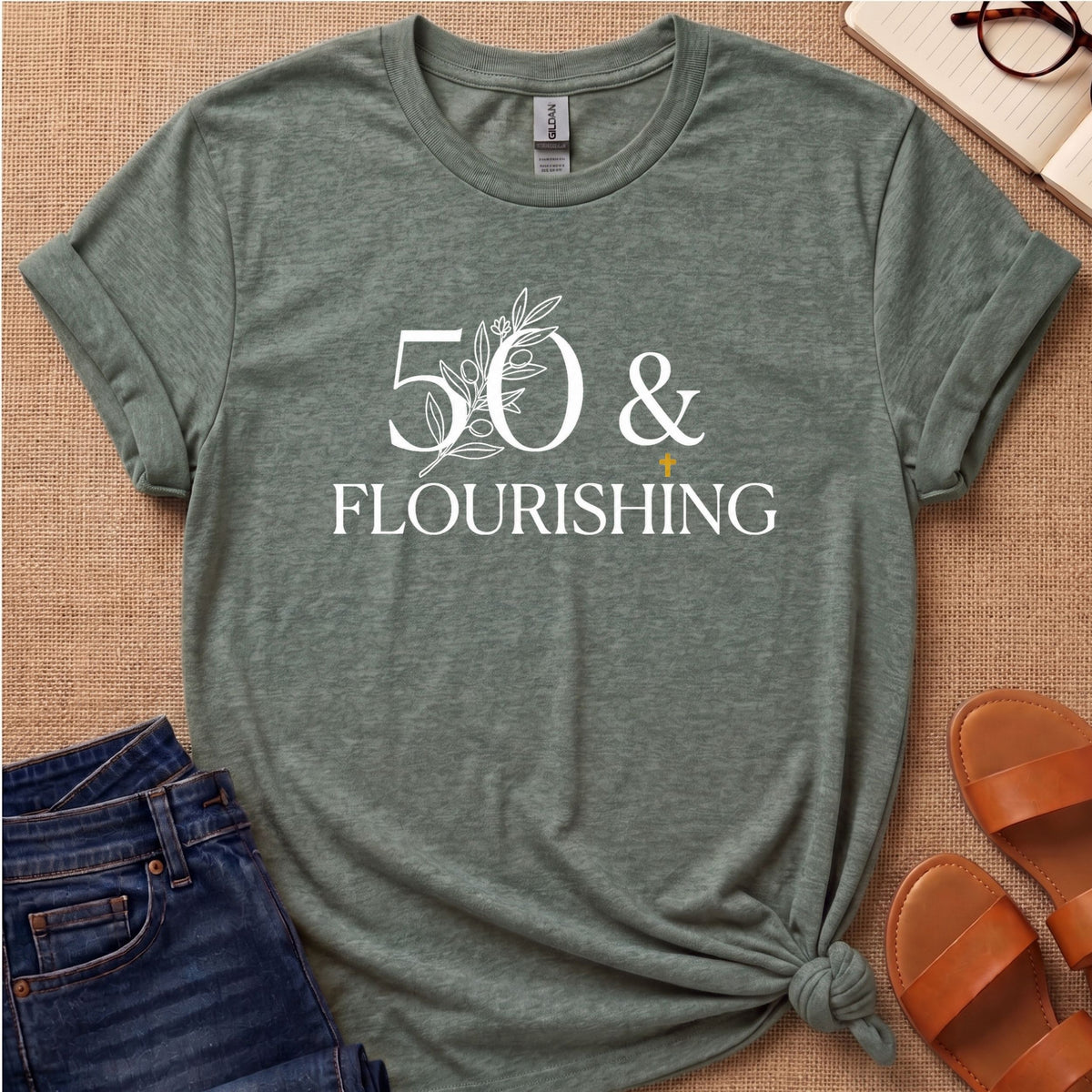 50 and Flourishing T-Shirt