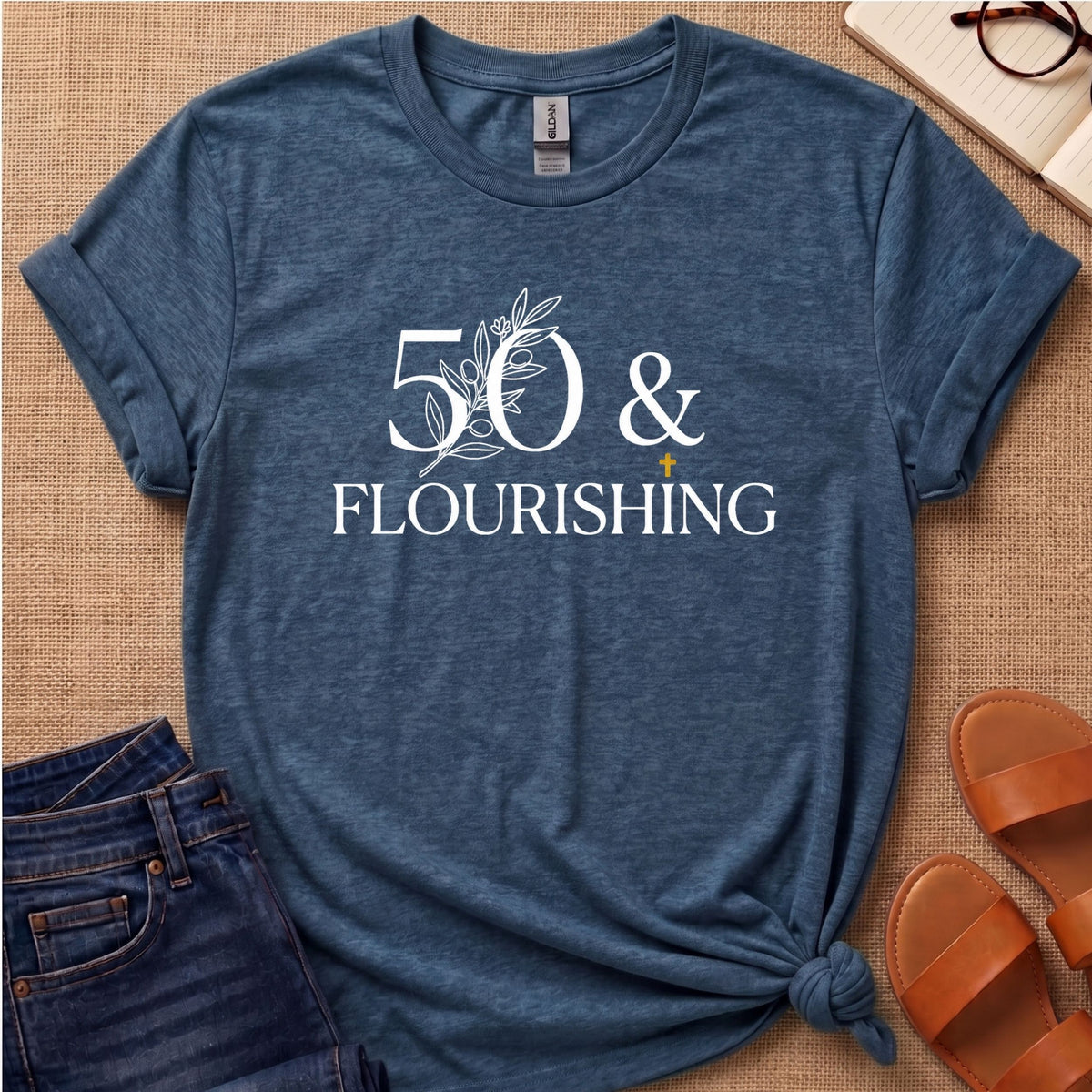 50 and Flourishing T-Shirt