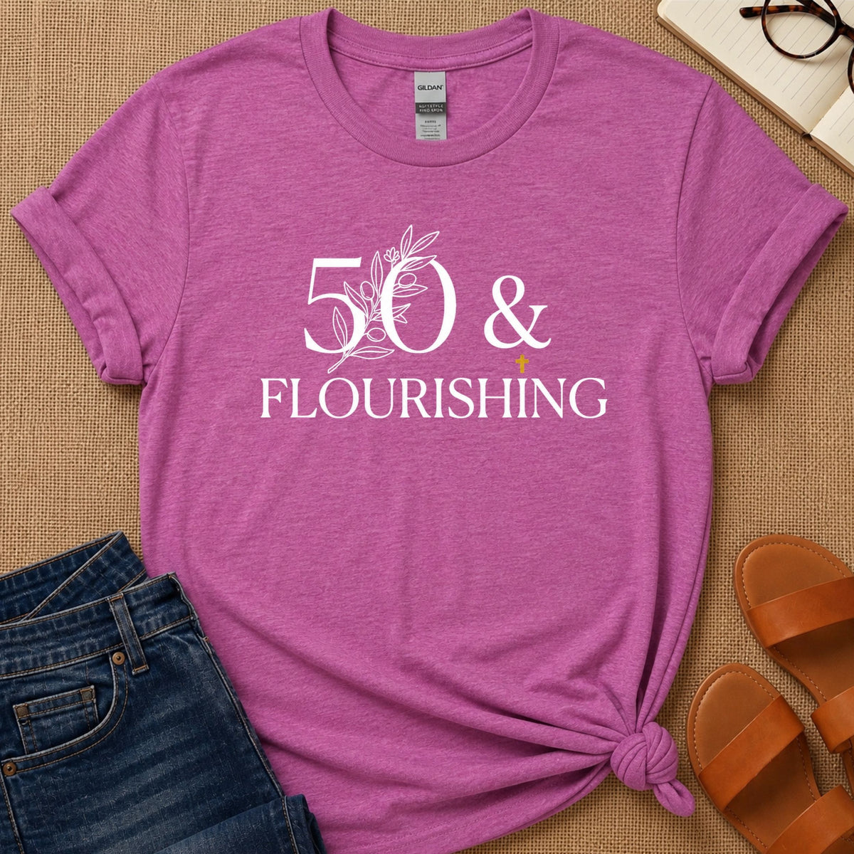 50 and Flourishing T-Shirt