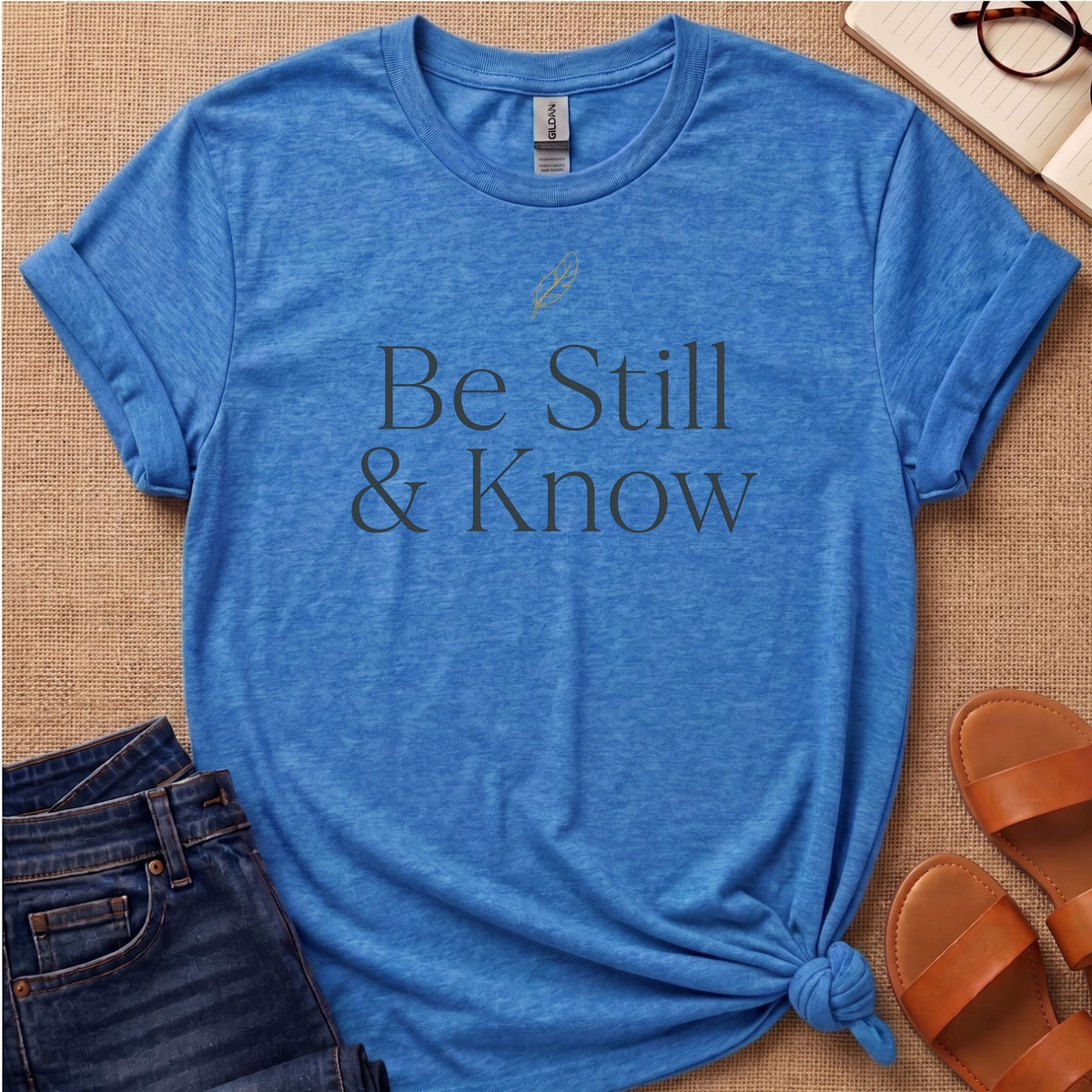 Be Still & Know Feather T-Shirt