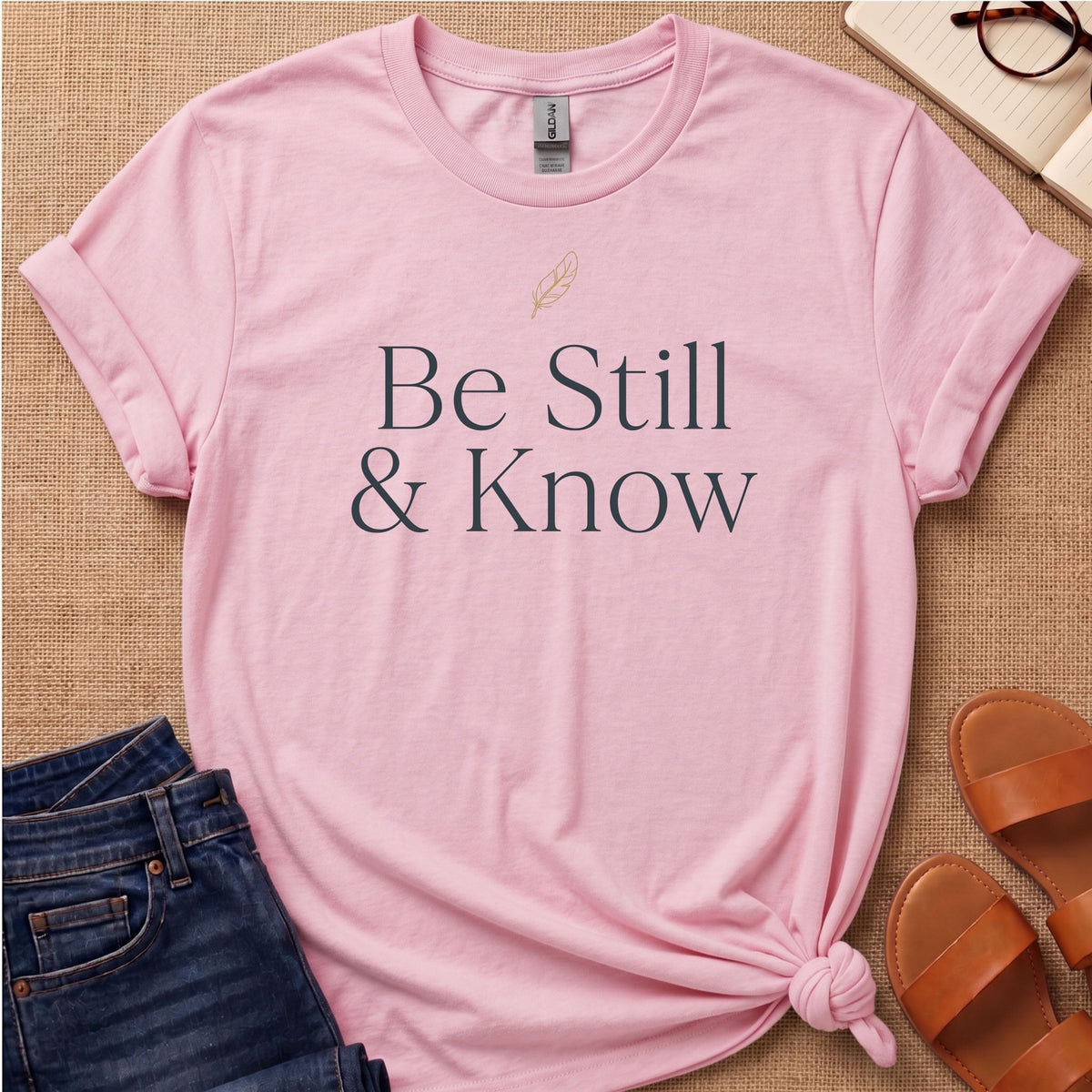 Be Still & Know Feather T-Shirt