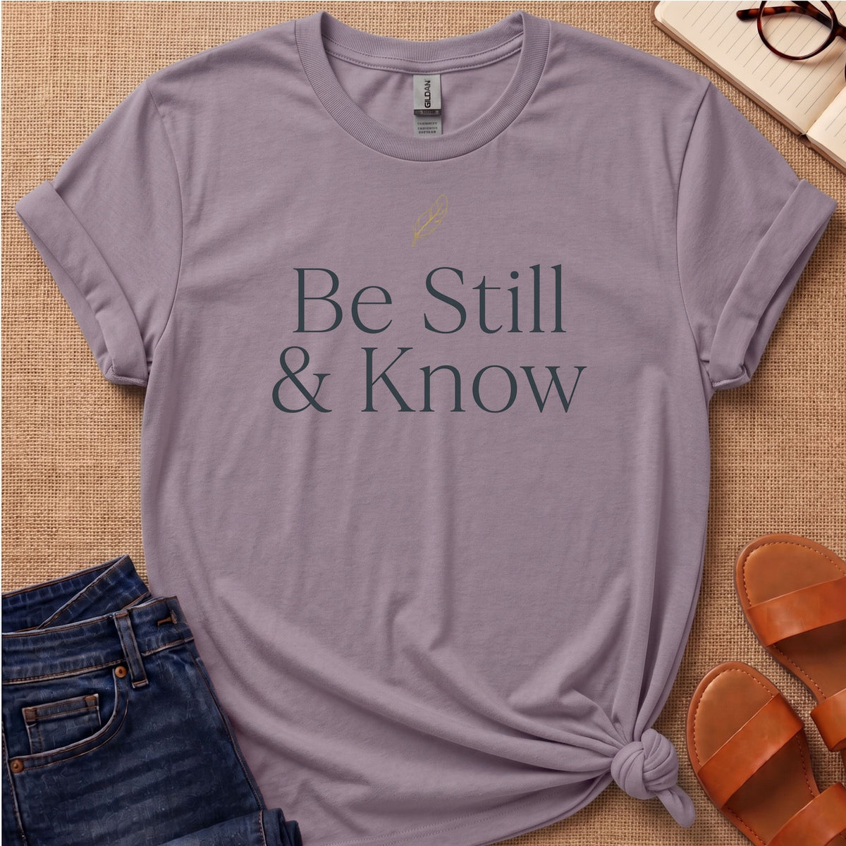 Be Still & Know Feather T-Shirt
