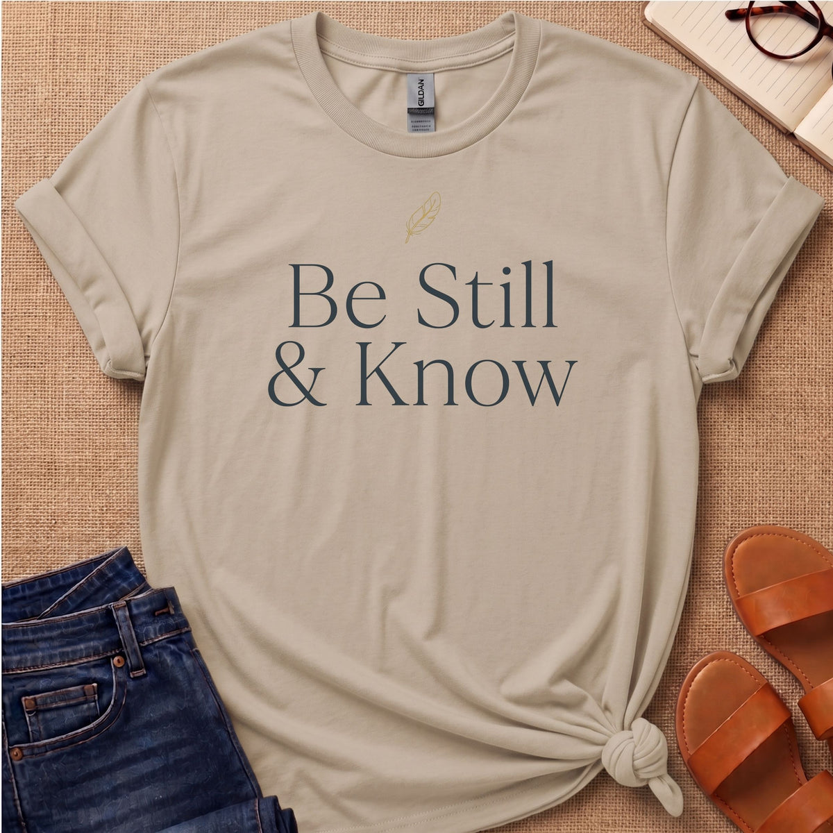Be Still & Know Feather T-Shirt