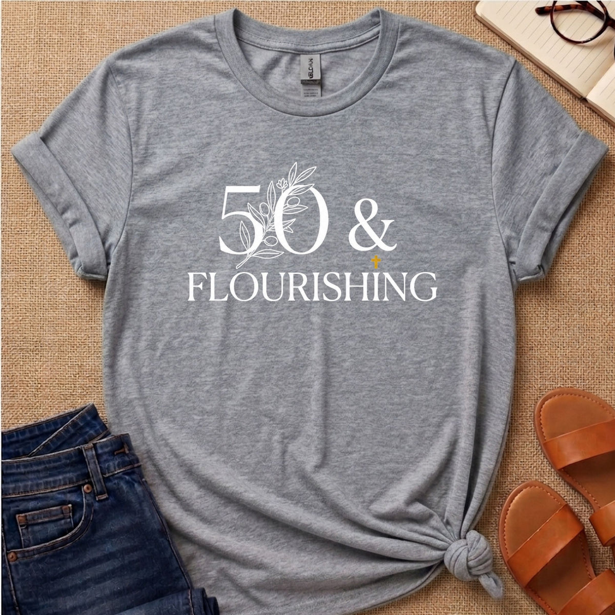 50 and Flourishing T-Shirt