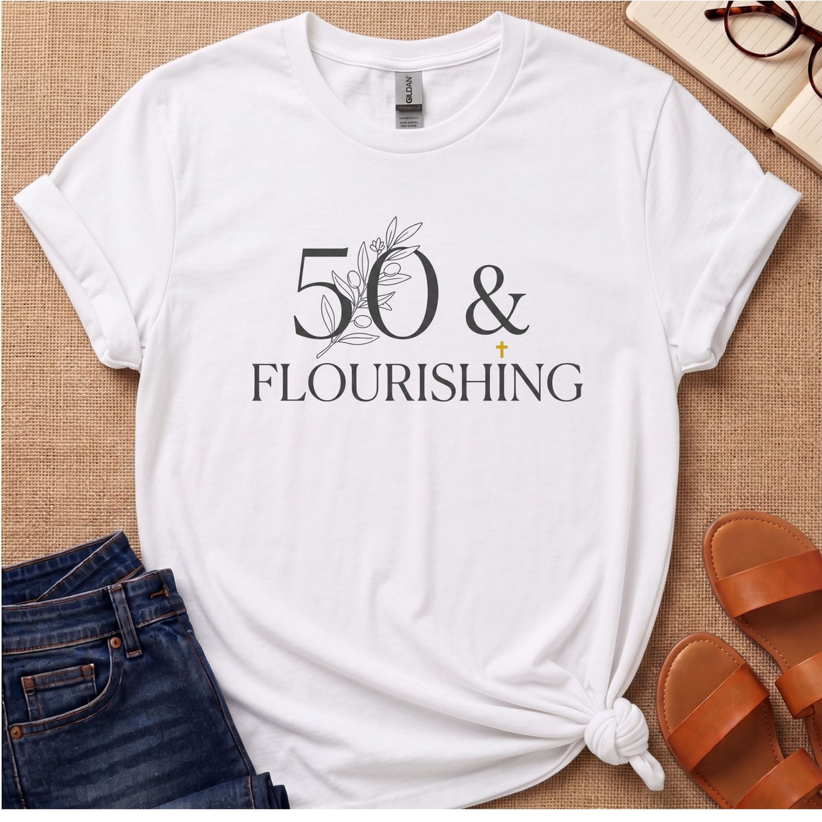 50 and Flourishing T-Shirt